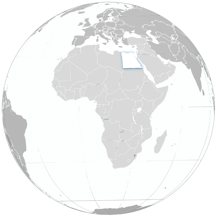 Map showing Lucky Dolphin port agency coverage across Egyptian ports
