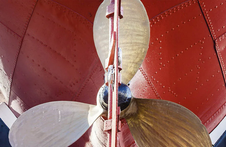 Inspection and reconditioning of marine spare parts